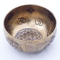 Klangschale Tibet Nr.2 von oben Größere Darstellung hier klicken