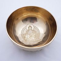 Klangschale Tibet Nr.19 von oben Grere Darstellung hier klicken